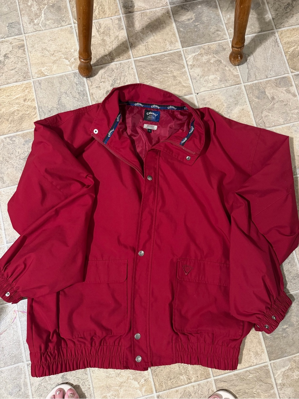 Callaway Red Men's Performance Golf Jacket - Picture 4 of 9